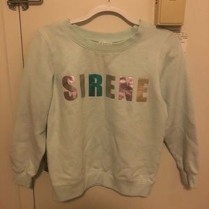 Claudie Pierlot Mint Green Sweatshirt Size 1
